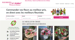 Desktop Screenshot of fleuristes-et-fleurs.com